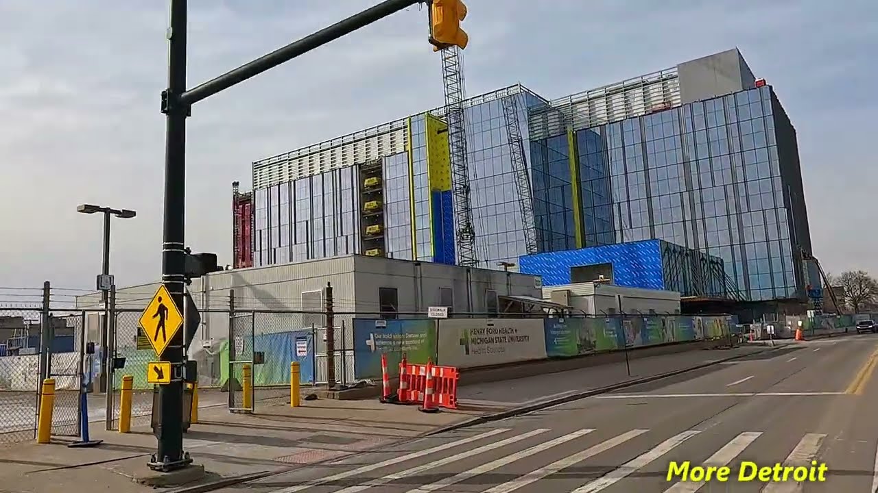 Motown Museum & Henry Ford Hospital Expansion Constructions. HFH / MSU Research Center.