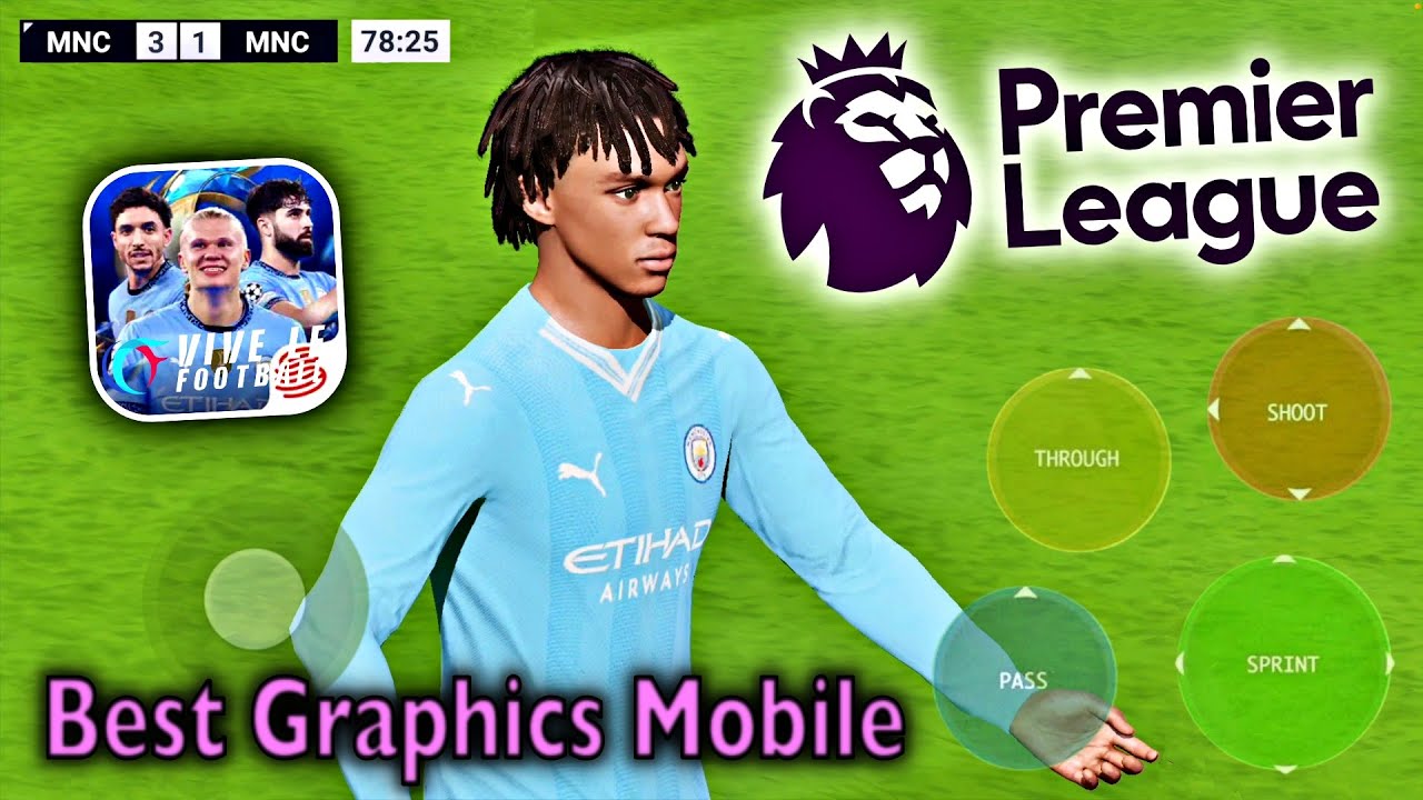 VLF MOBILE 2025 [ PREMIER LEAGUE ] VIVE LE FOOTBALL ANDROID/iOS | BEST GRAPHICS, CAREER MODE VLF 25