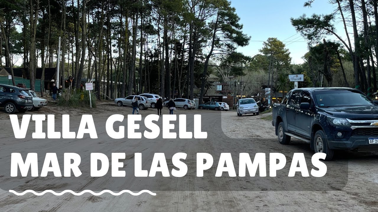 Paseando en auto por Villa Gesell y Mar de las Pampas. Agosto 2023. Driving Tour. Costa Atlántica.