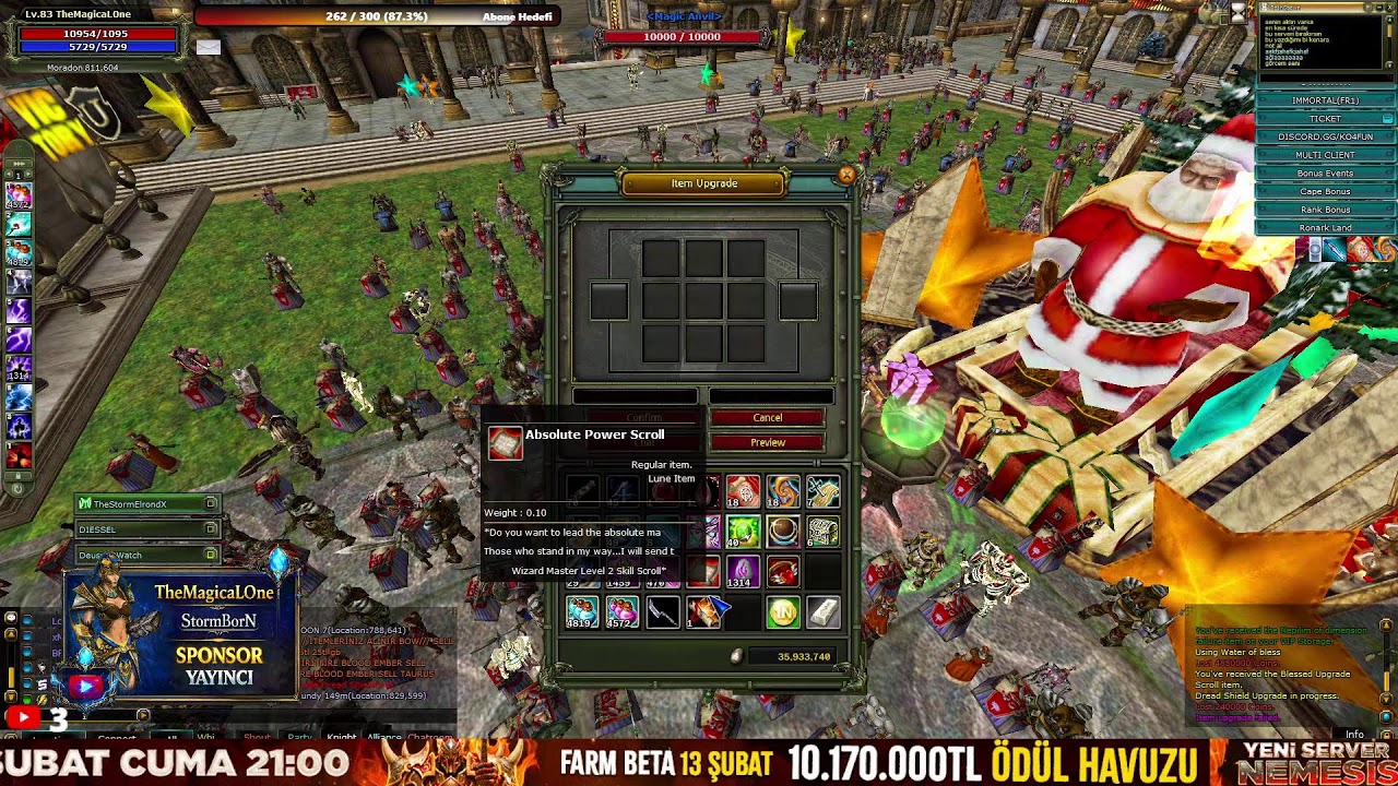 #KO4FUN 🏆  TheMagicaLOne / Mage PK 🔥 Immortal 🔥 #Knight Online PVP #Canlı Yayın