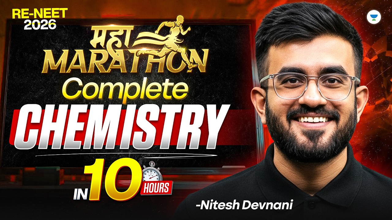 Maha Marathon Complete Chemistry in 10 Hours | Re-NEET 2026 | Full Chemistry Revision | Nitesh  Sir