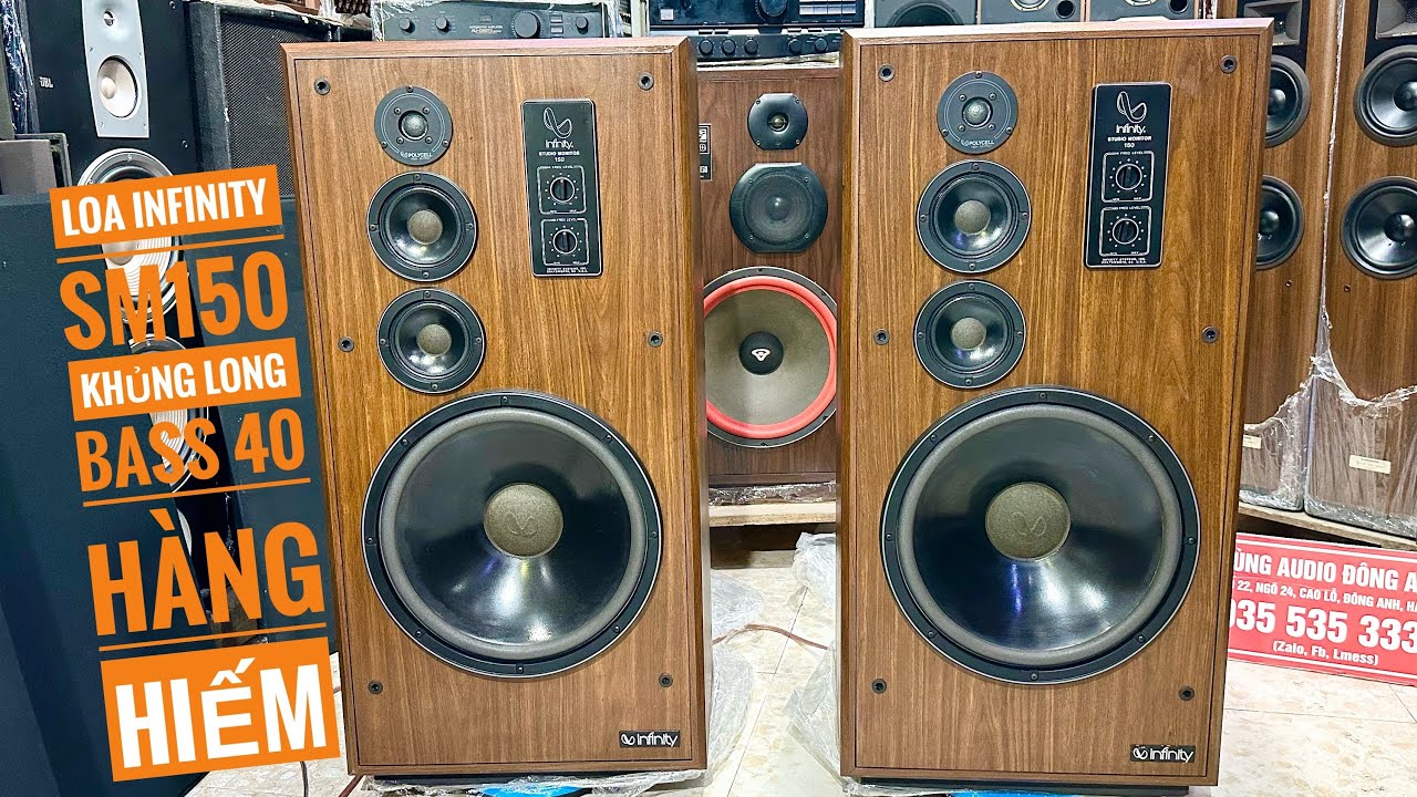 Loa Infinity Sm150 khủng long bass 40 hiếm về của Mỹ,ko hay ko đẹp ko lấy tiền,nghe hay bày đẹp