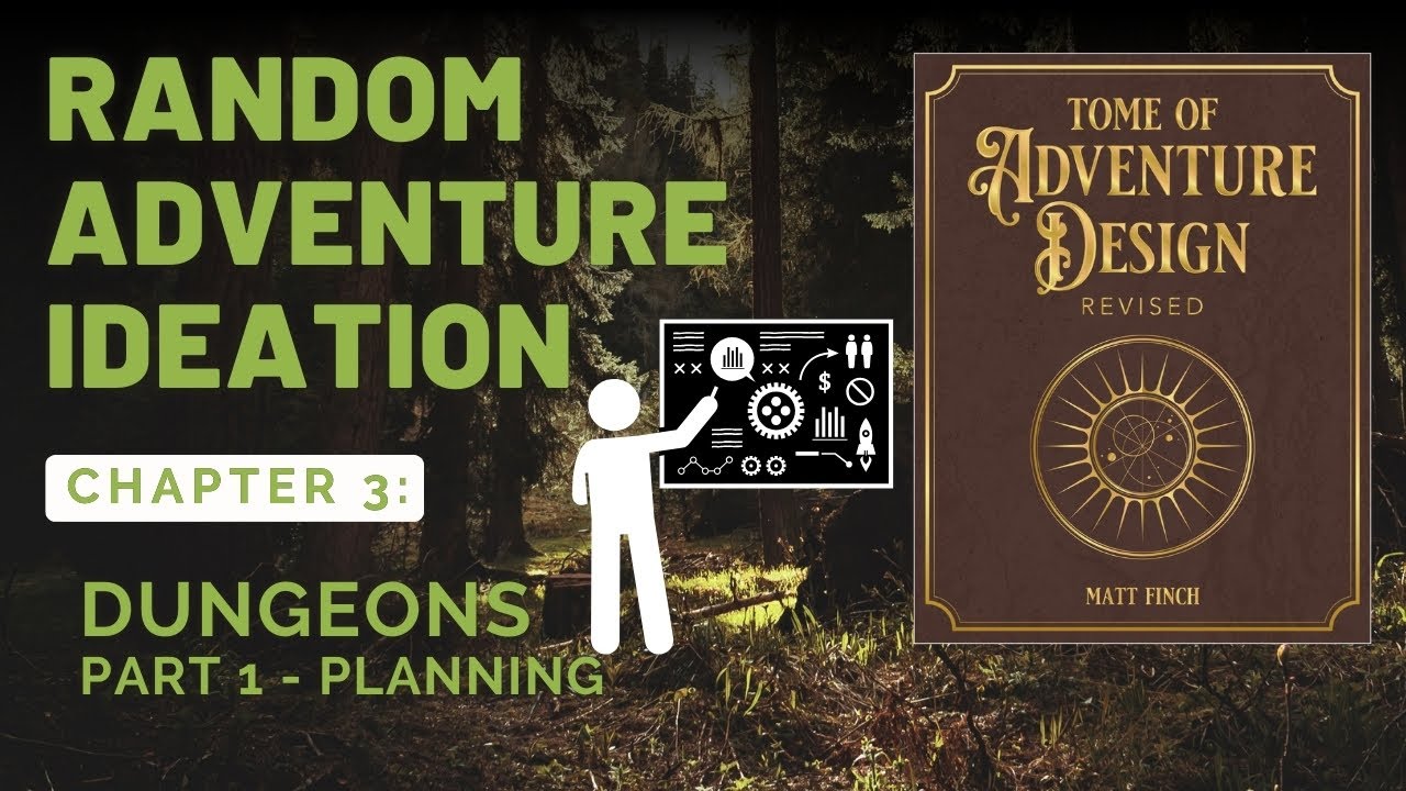 Tome of Adventure Design Chapter 3 Part 1 - Dungeon Planning