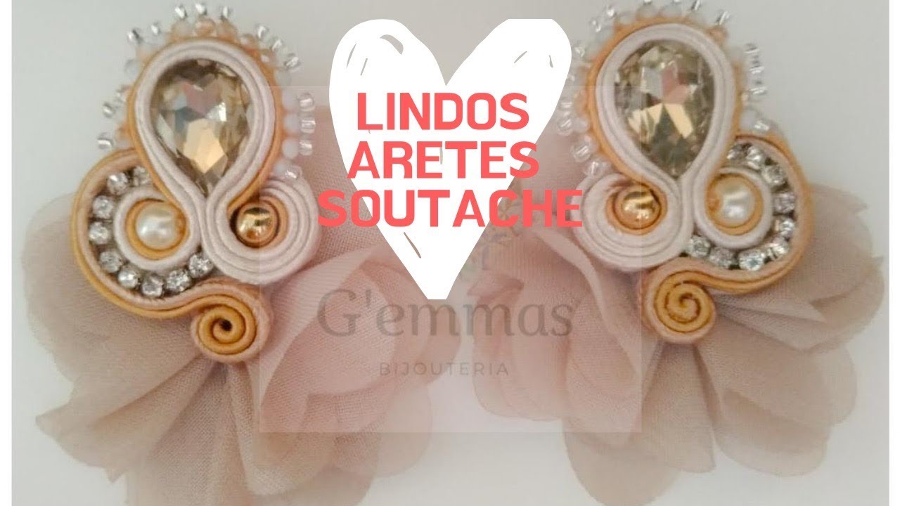 Bellos Aretes Soutache paso a paso