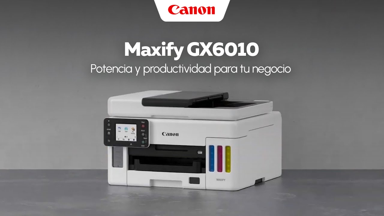 Canon MAXIFY GX6010: potencia y productividad para tu negocio