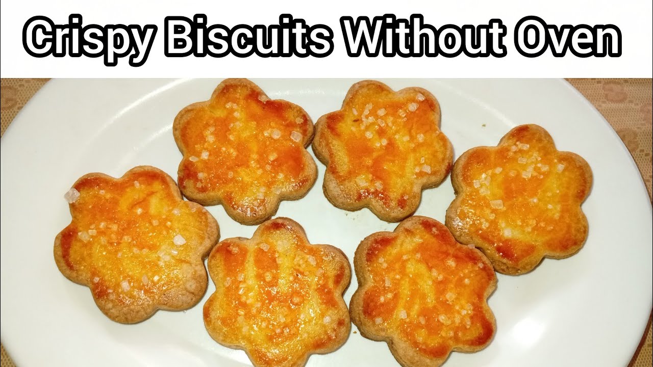 Crispy Biscuits Recipe Without Oven || Bakery Style Biscuits Recipe 
