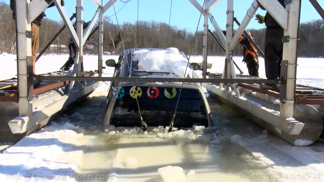 Even in Sub Zero Temps, Ice Is Never Totally Safe,  SUV Ice Recovery, Rusk County WI