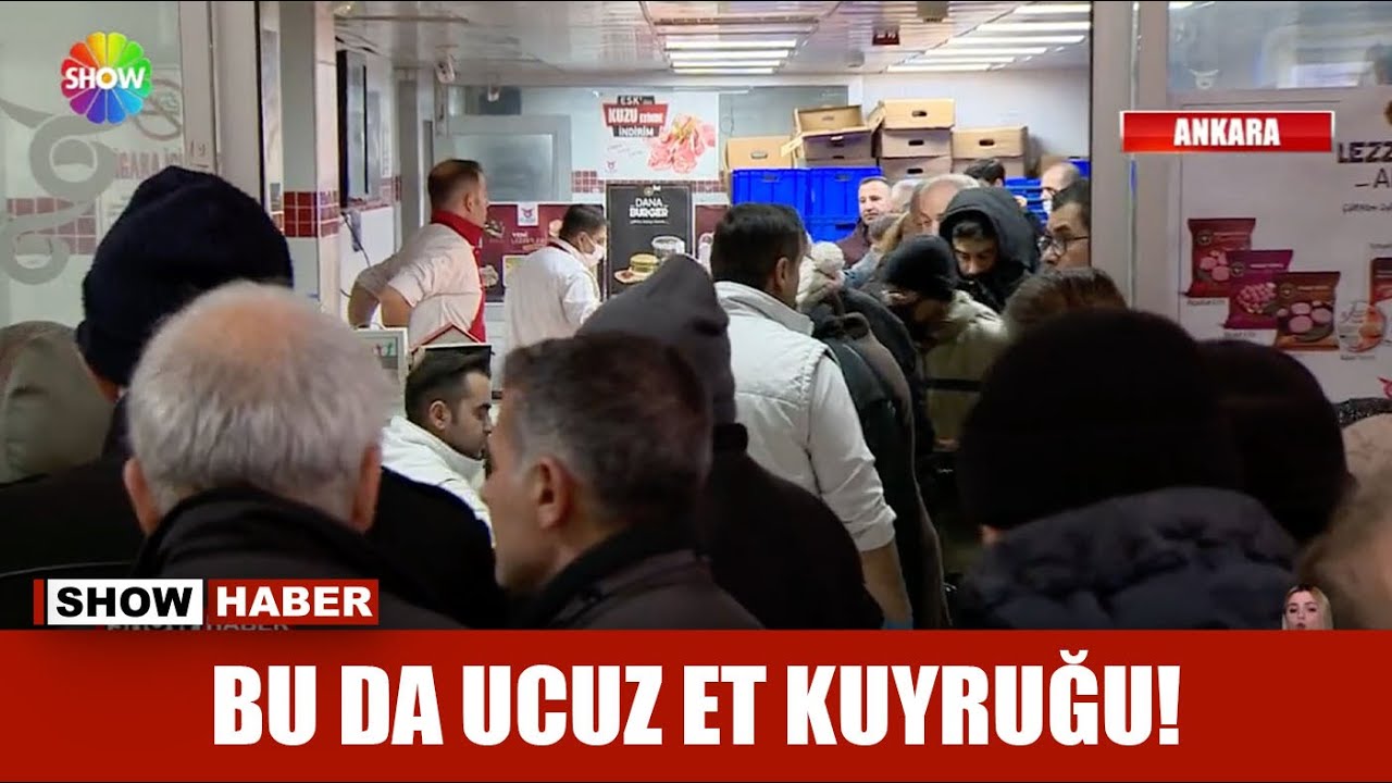 Bu da ucuz et kuyruğu!