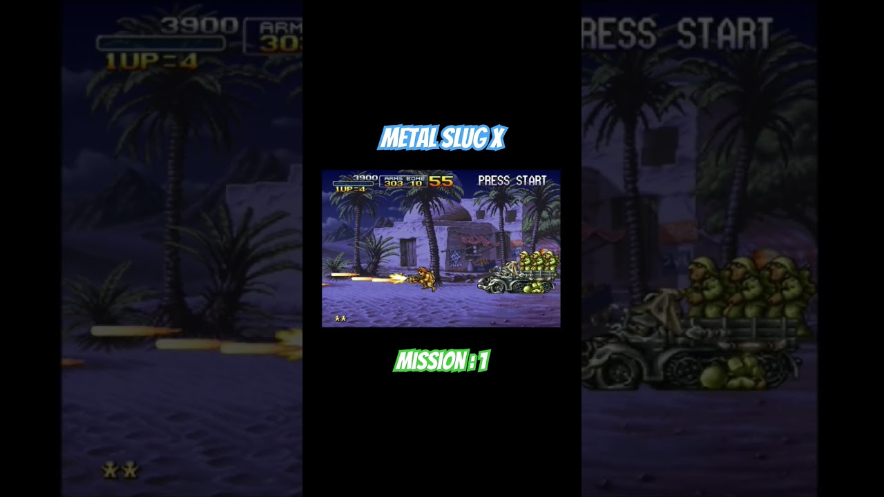 Metal Slug X - Mission 1 #metalslug #gaming #viral #video #ps1 #metalslugx