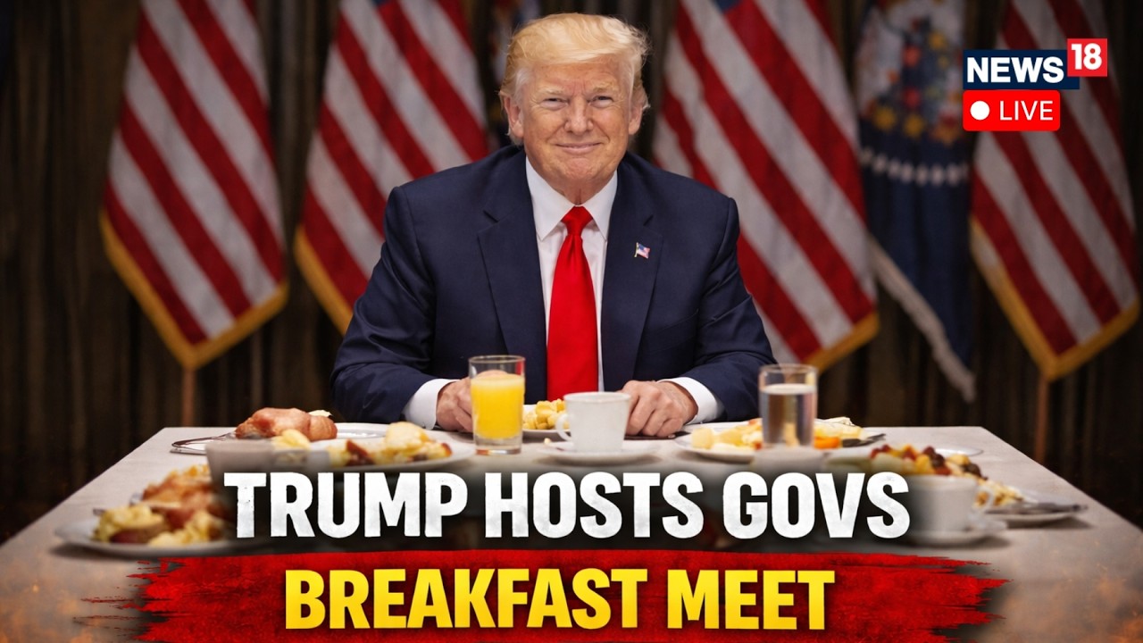 Donald Trump News | US President Donald Trump Hosts Breakfast Meeting With Working Govt Members LIVE