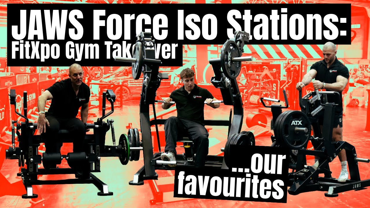 JAWS FORCE: Pure Power at Fit Xpo 2025 💪 | ISO Stations & Olympic Bench