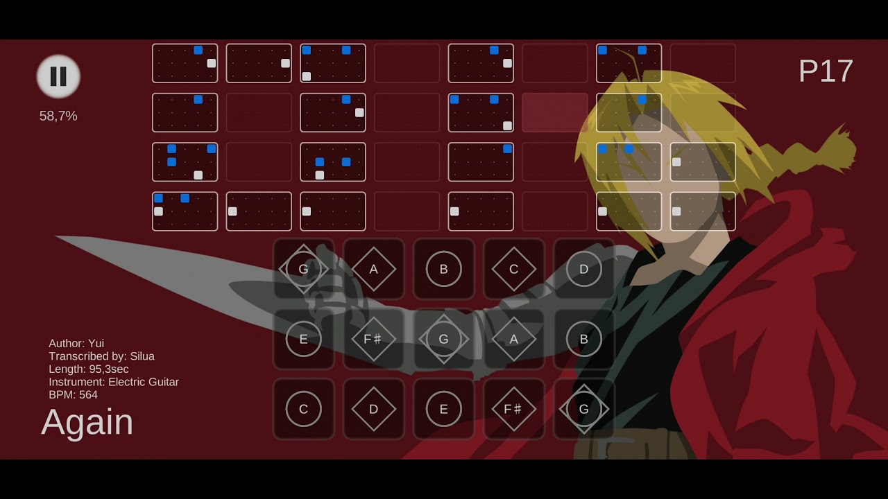[Sheet] Fullmetal Alchemist: Brotherhood OP - 𝗔𝗴𝗮𝗶𝗻 | Sky: Children Of The Light