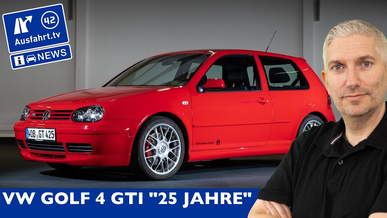 2002 VW Golf 4 GTI 25 Jahre Jubi Modell  | AusfahrtTV News Sunday Classic