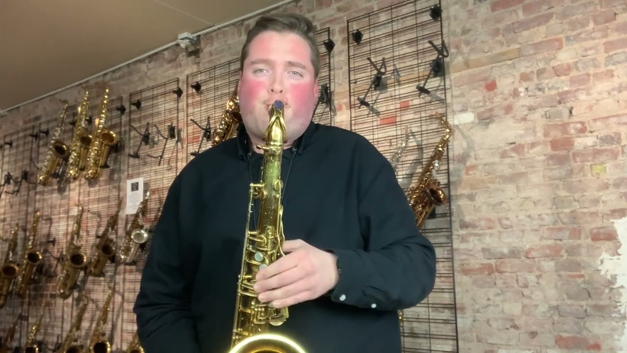 Потрясающая оригинальная лакированная теноровая саксофонная секция Selmer Mark VI 85xxx! Тест-дра...