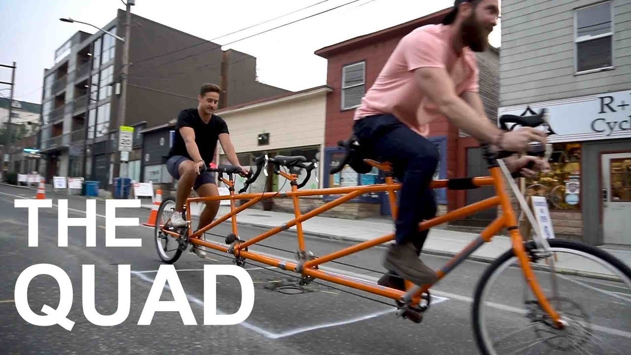 4 person bike is called a QUAD TANDEM