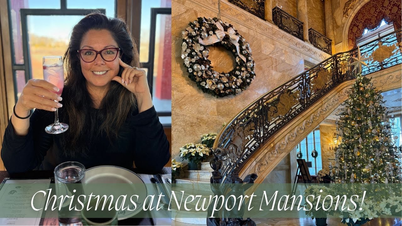 🎄 Рождество в особняках Ньюпорта | Экскурсия по Марбл-Хаусу и отелю «Брейкерс» + послеобеденный чай🎄