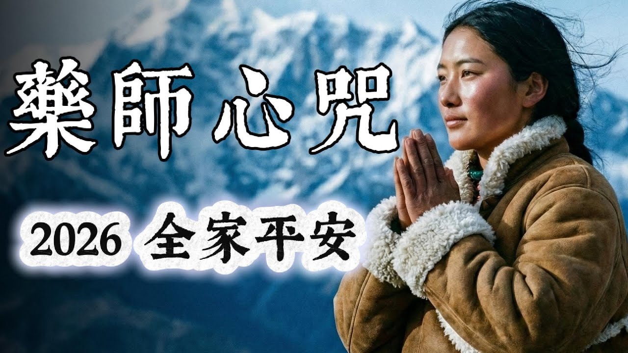 🌿 2026馬年健康第一！《藥師佛心咒》守護全家｜消除病痛 災難遠離｜新年必聽的消災延壽神曲 (Healing Mantra)