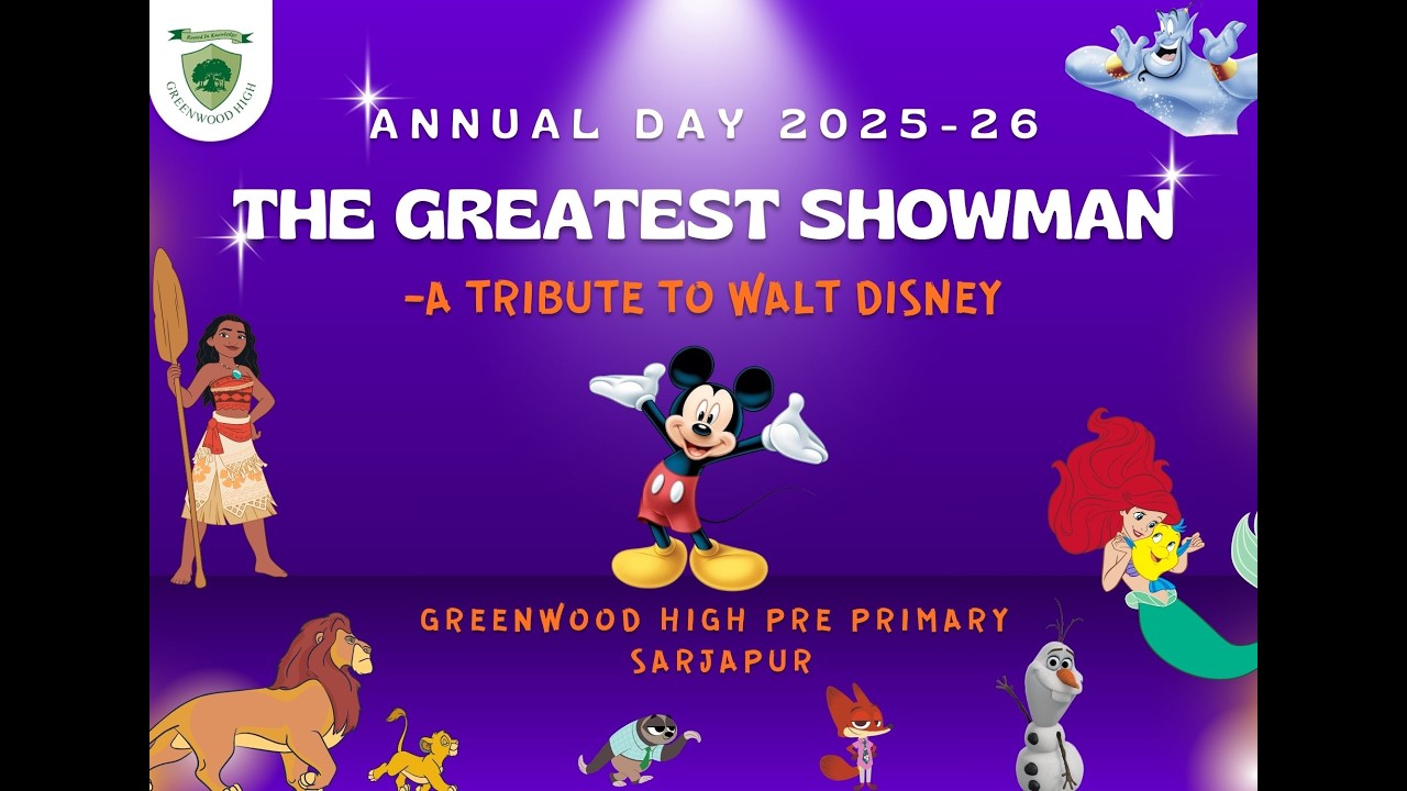 🎪✨ Annual Day 2025–26 | Greenwood High Pre Primary, Sarjapur