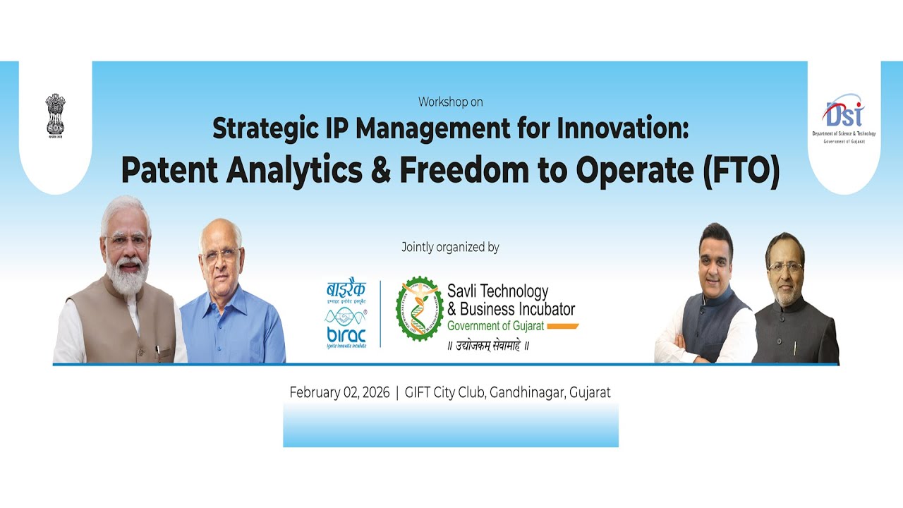 Strategic IP Management for Innovation : Patent Analytics & Freedom To Operate | BIRAC | STBI