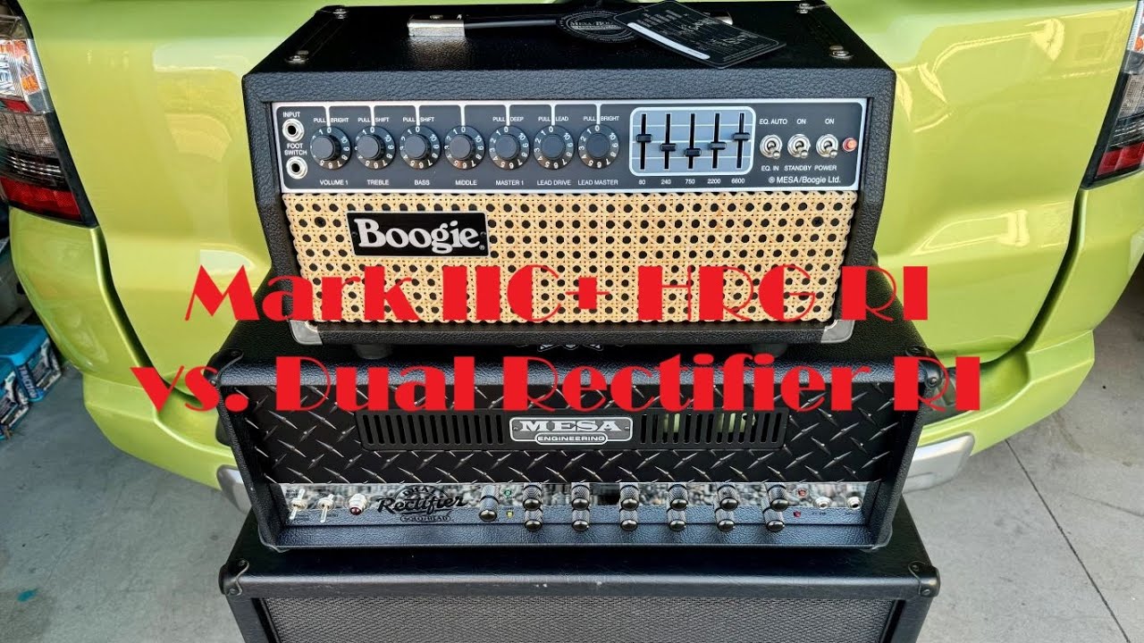 Mesa Boogie Dual Rectifier RI vs Mark IIC+ HRG Reissue