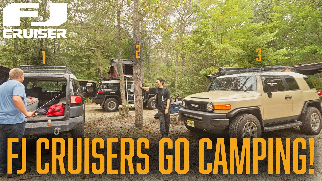Кемпинг Toyota FJ Cruisers в Беллплейн Сейт Форест, Нью-Джерси #fjcruiser