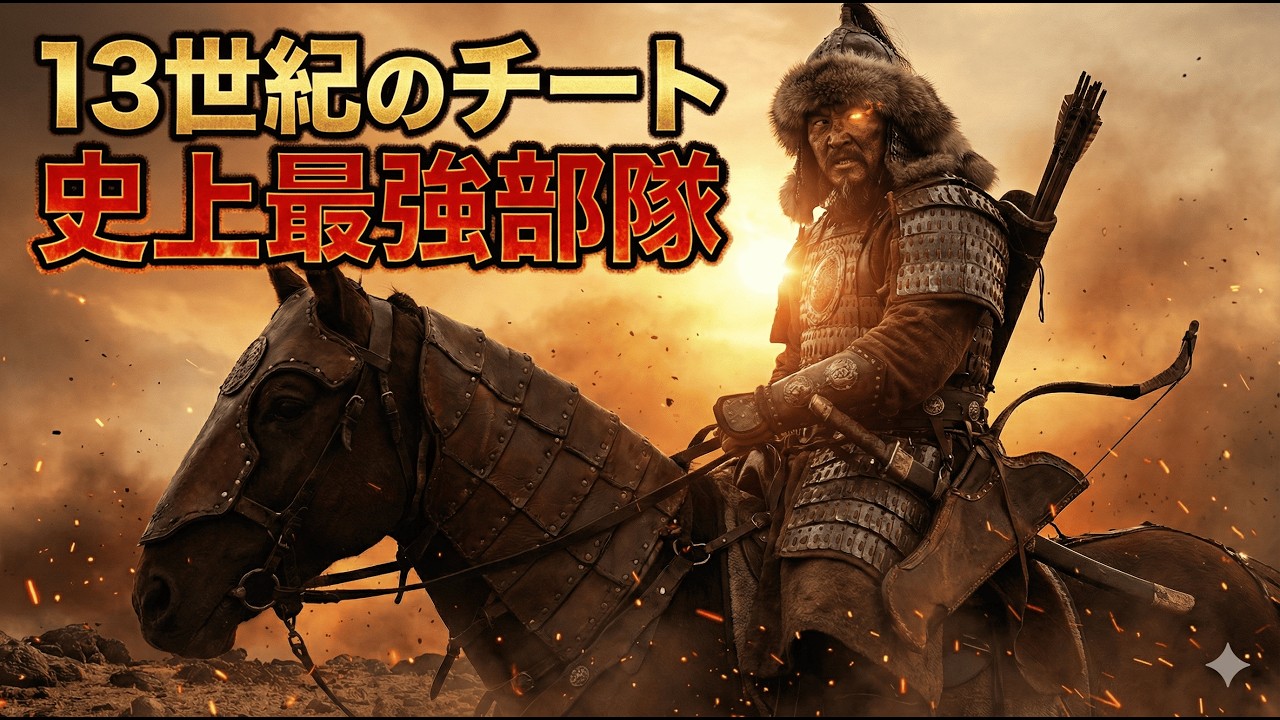 【科学分析】13世紀のチート部隊。モンゴル軍を最強にした「5つの異常なステータス」