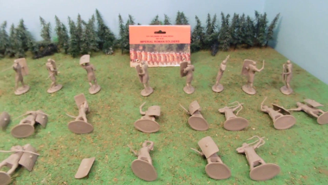 TSSD ROMAN LEGION Army Men toy review!