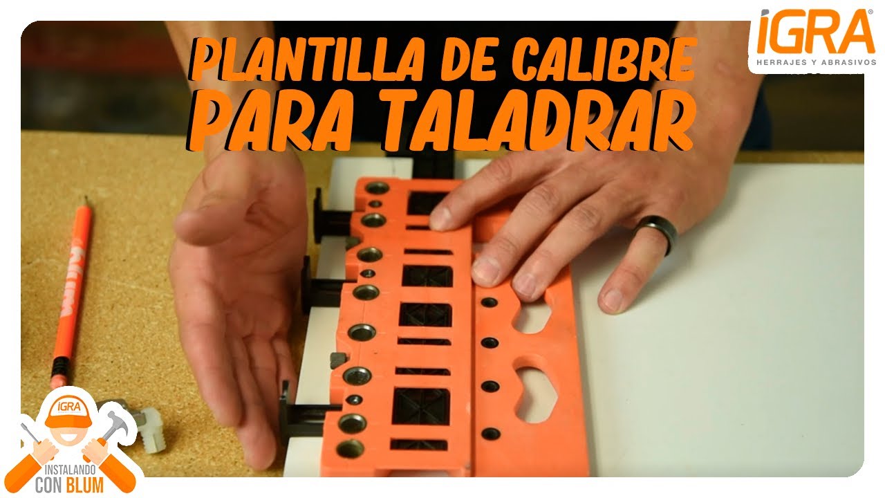 Plantilla calibre para taladrar | Instalando con Blum | IGRA