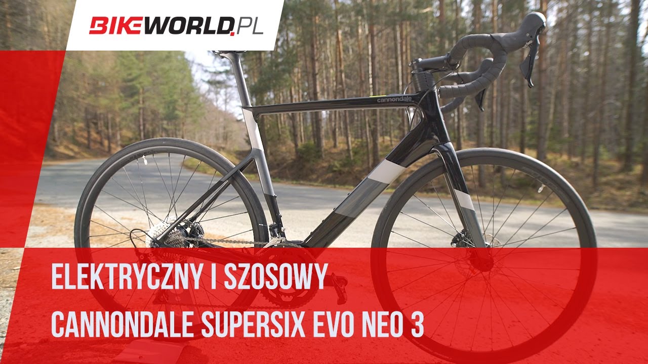 Test: Elektryczny i szosowy Cannondale SuperSix Evo Neo 3 (2020)