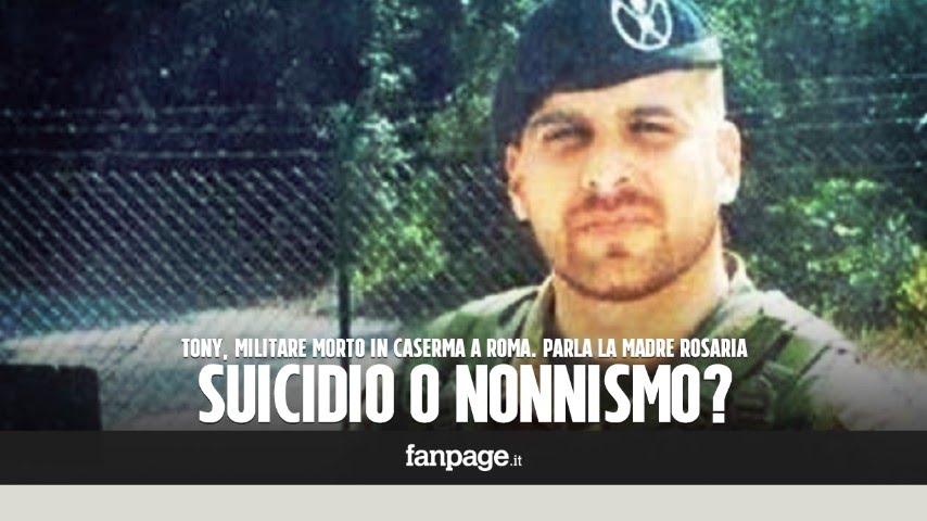 Tony, militare morto in caserma. La madre: 