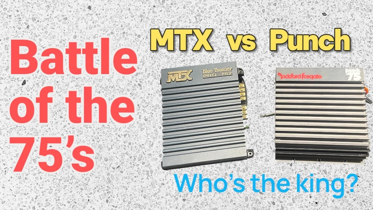Punch 75 vs  MTX Blue Thunder 752 Who's the king of the 75's