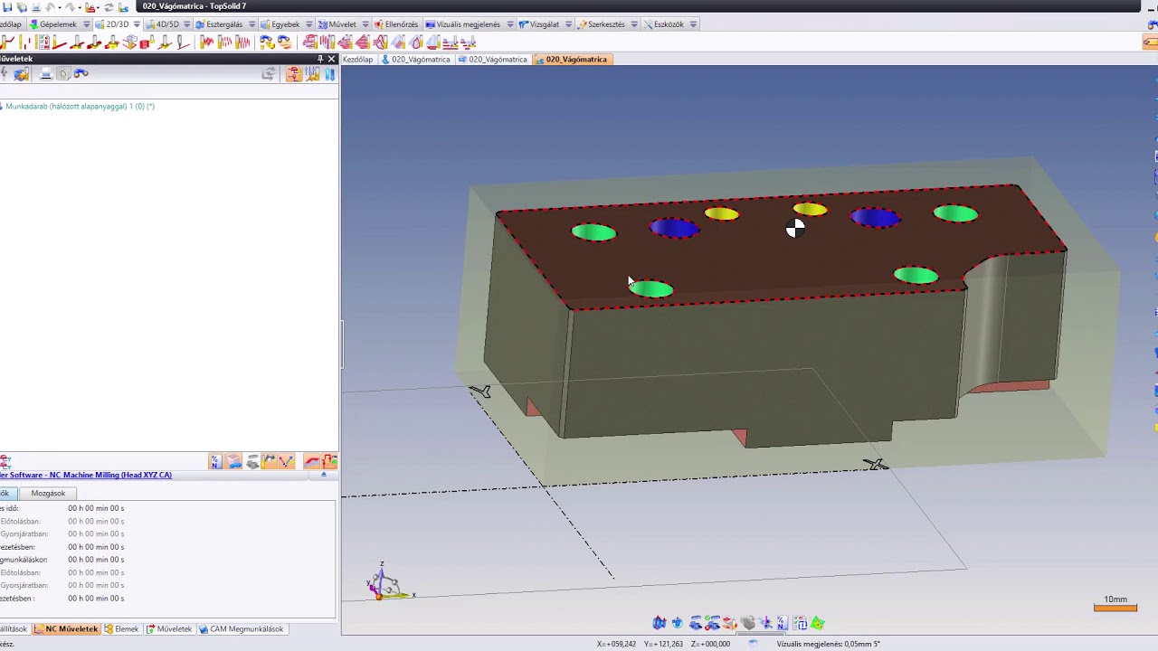 Online TopSolid CAM tanfolyam II. szint 4. rész