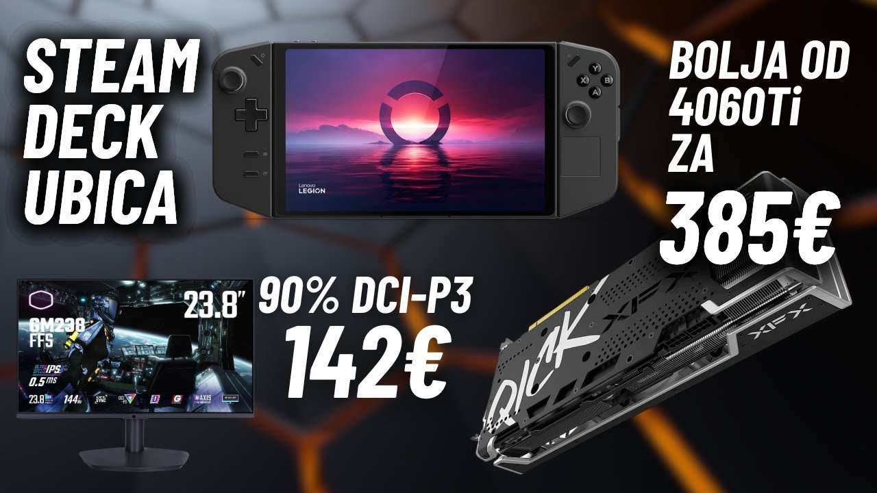 Ovaj monitor je na SAVRŠENOJ AKCIJI, stigla Lenovo konzola, najisplativiji GPU- Decembarski Noviteti