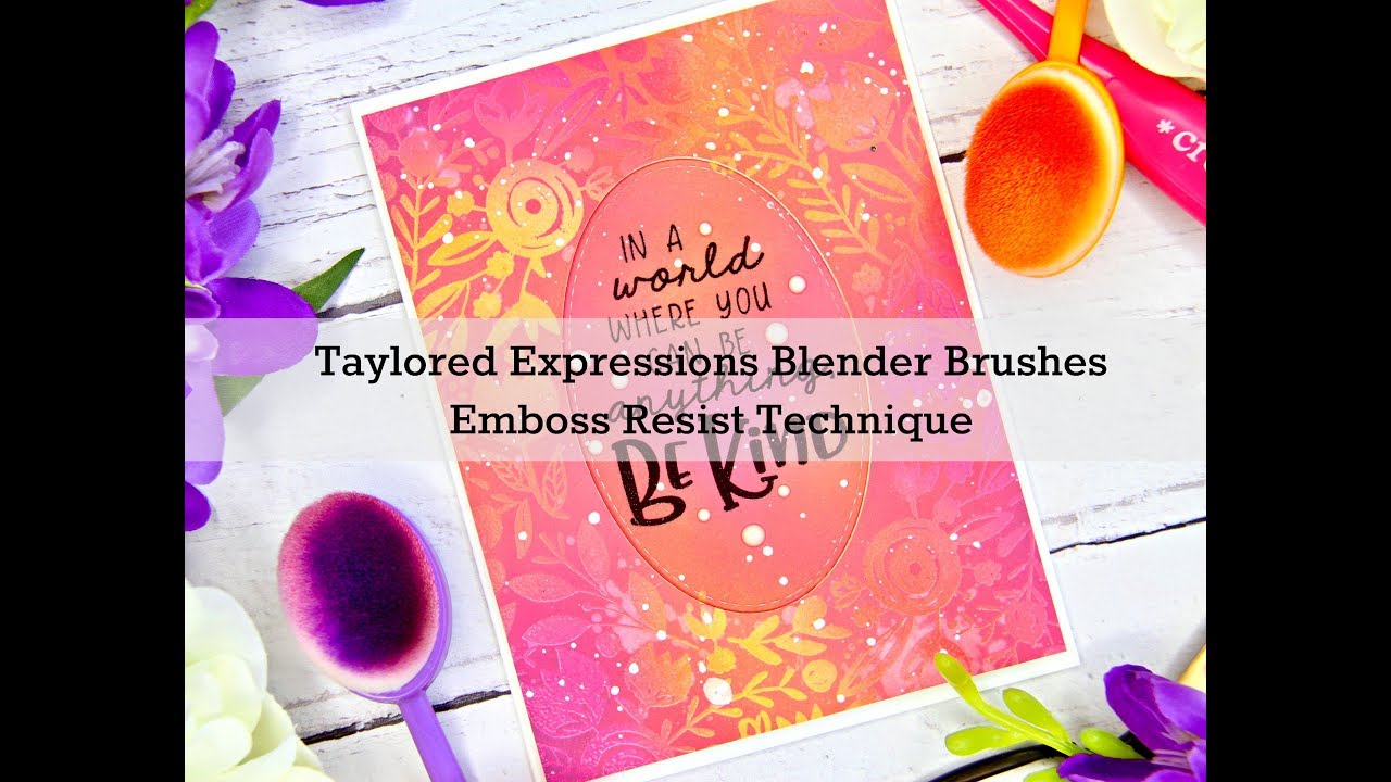 TE Blender Brushes Day #2 - Emboss Resist Technique