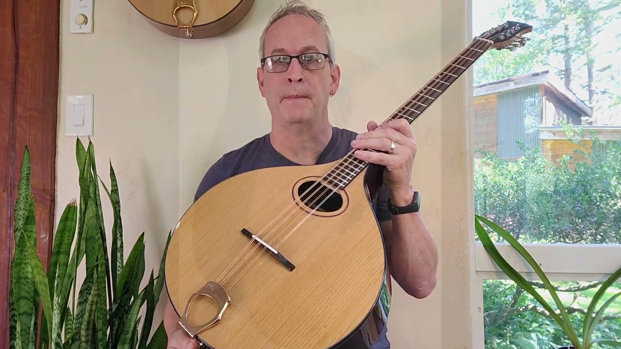 Baked Red Spruce Irish Bouzouki / Rosewood body / Nyberg Instruments Video demo