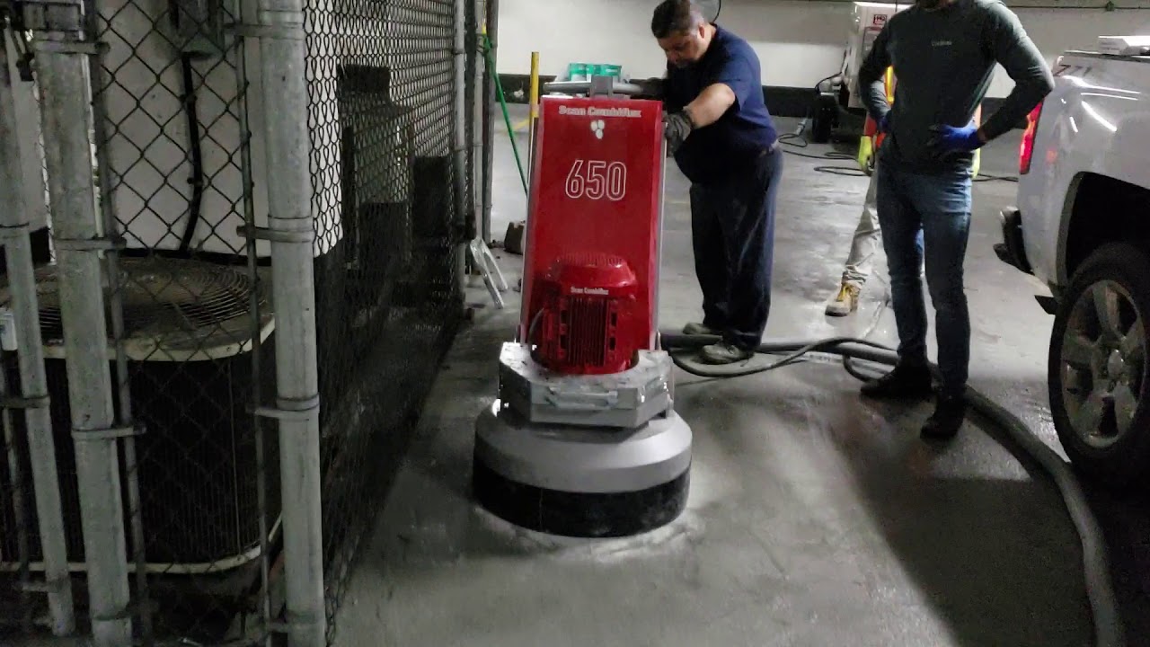 Scanmaskin combiflex 450 concrete floor grinder