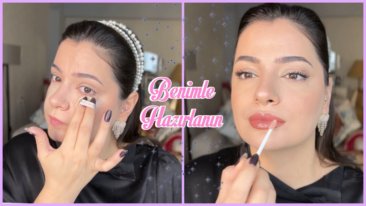 Kınaya Birlikte Hazırlanalım😍 | Glitterlı Makyaj 🌟