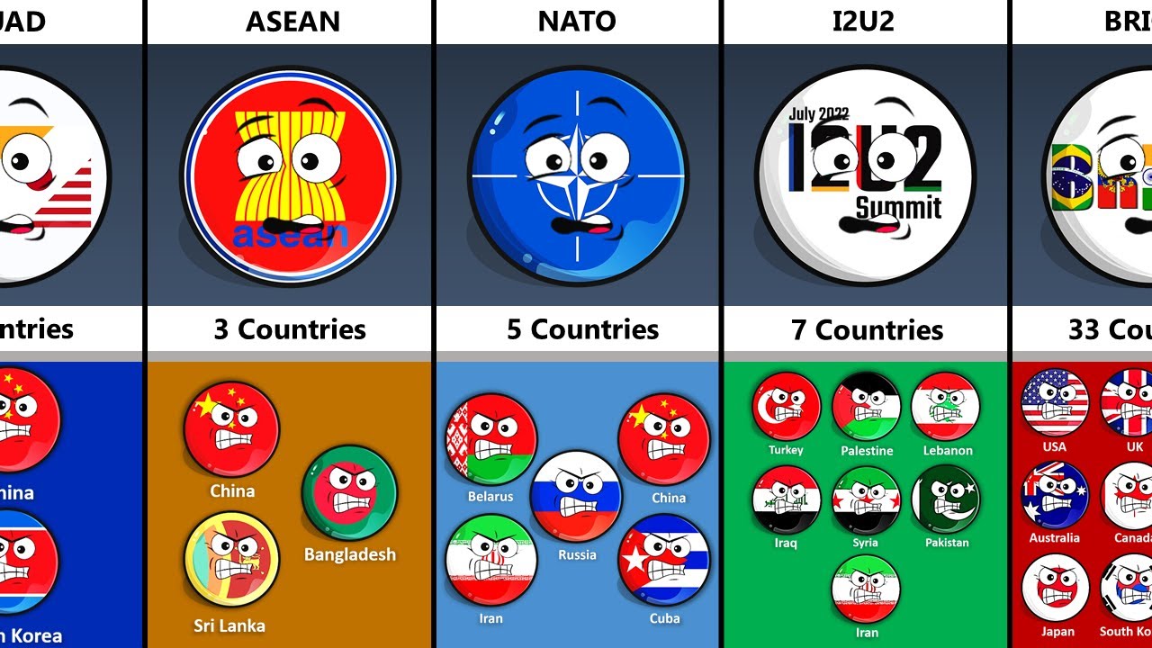 How Many Countries Hate The Same Alliance Group