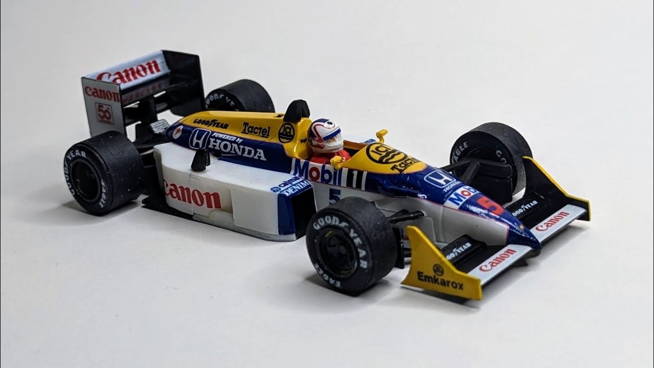 Building Mansell's Williams Honda FW11b in tiny scale - 1/43 Heller/Airfix scale model