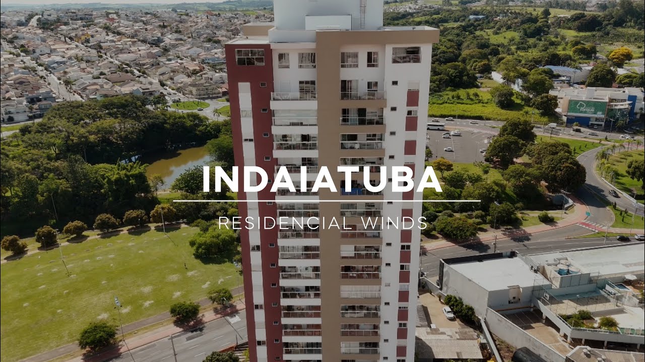 Apartamento à venda no Residencial Winds | 103m² em frente ao Parque Ecológico | Indaiatuba/SP