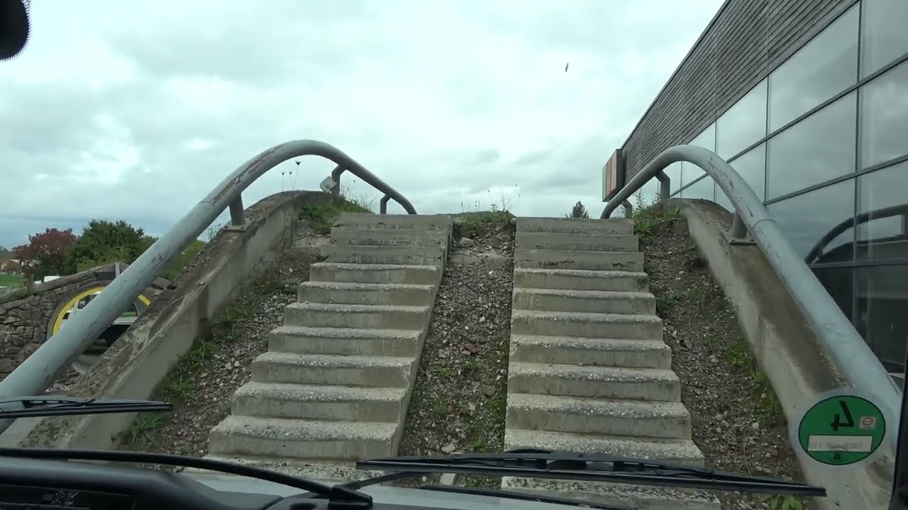 Unimog Parkour Extrem Bahn im Museum in Gaggenau