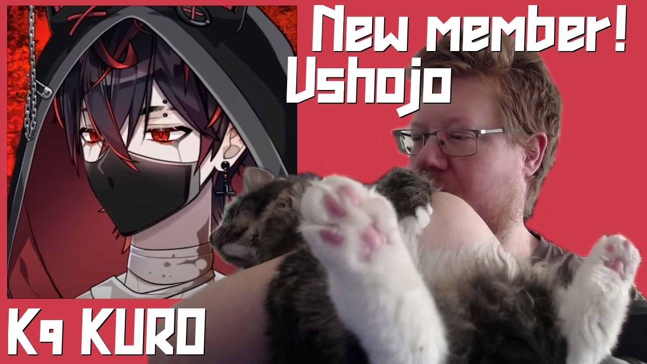 Vshojo new member is.... A DOG!? | K9 Kuro | REACTION
