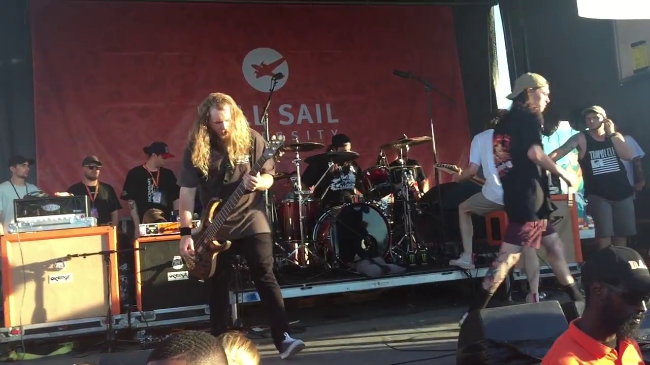 Knocked Loose Live @ Warped Tour West Palm Beach, Florida 7-2-2017