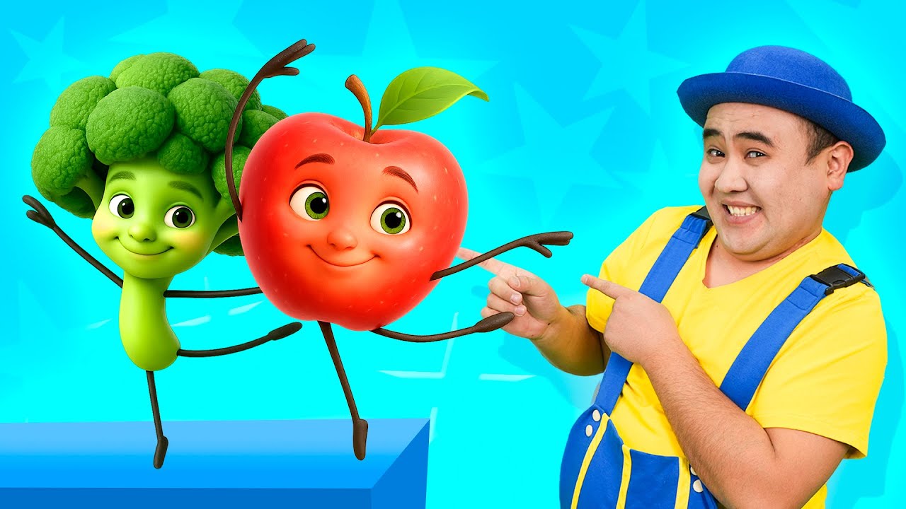 Fruits and Vegetables Dance 🥦🍎 +MORE | Kids Funny Songs | TigiBoo