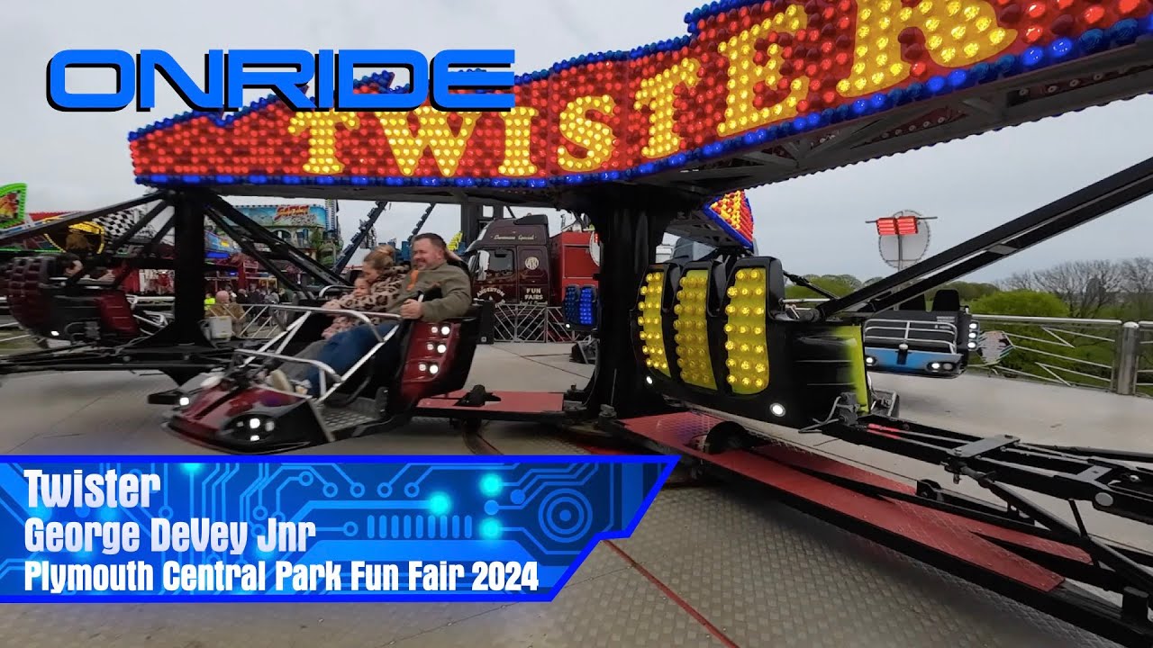 Twister - George DeVey Jnr (Onride) @ Plymouth Central Park Fun Fair 2024