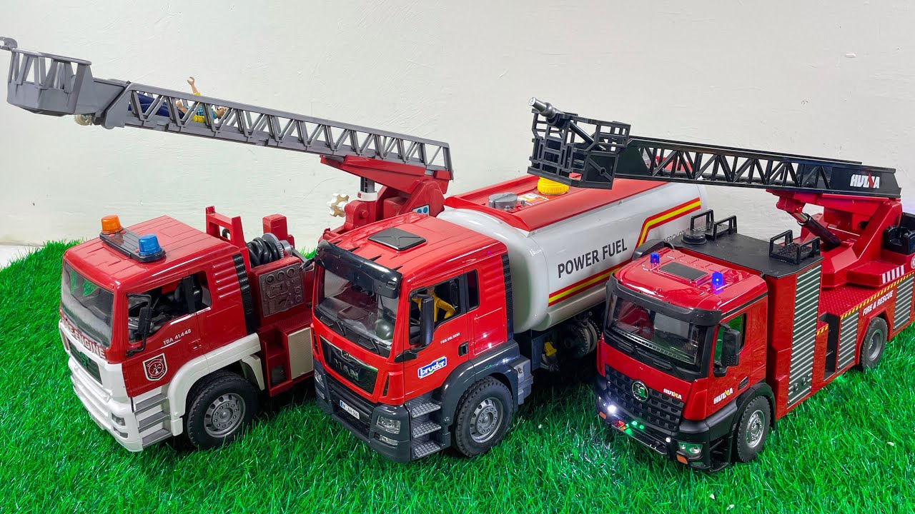 Unboxing Mobil RC Truck Pemadam kebakaran, Fire & Rescue, Truck Tangki , Secale 1:16 Remote-Control