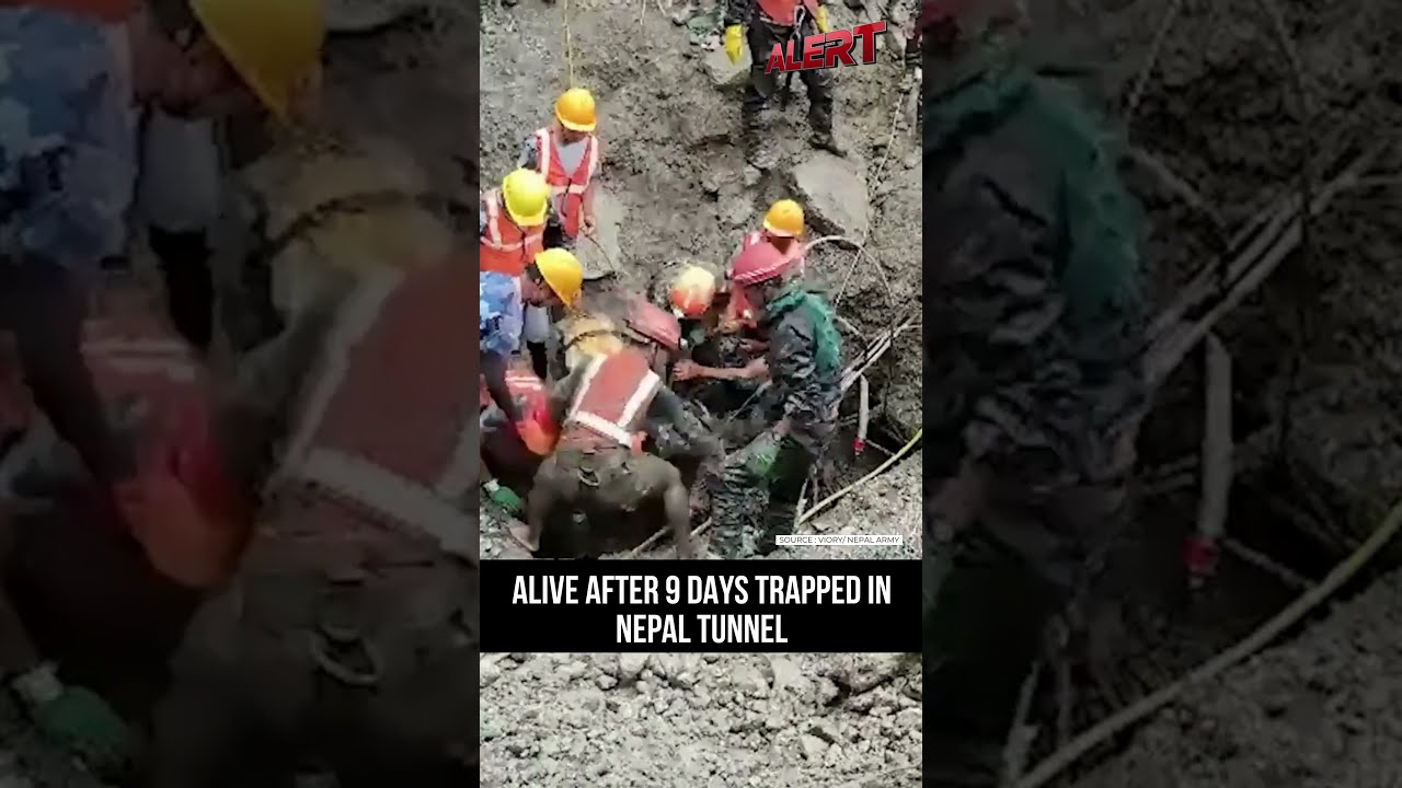 Two Workers Rescued Alive After Nine Days Trapped in Nepal Hydropower Tunnel