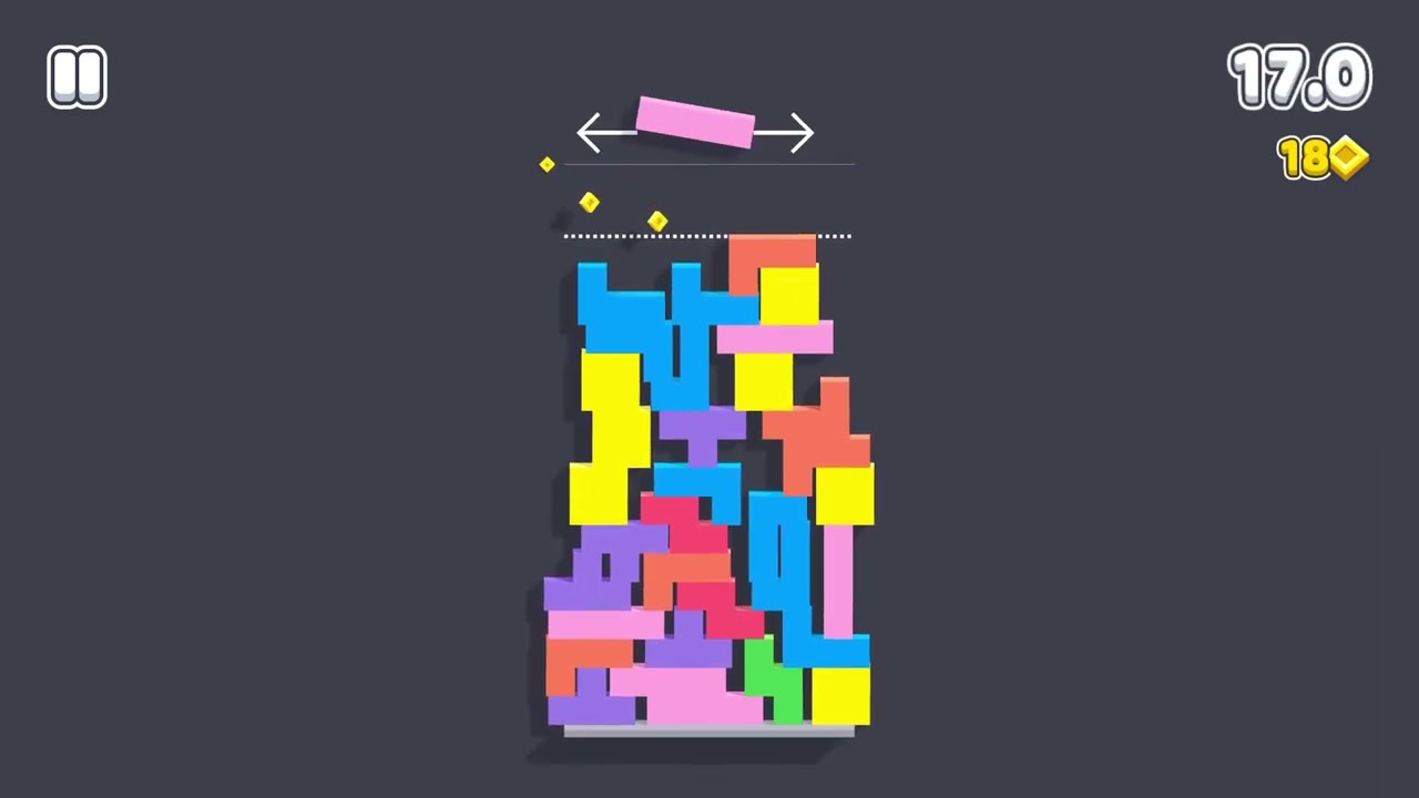 Fancade Arena9 30% completed. Tetris personal records.