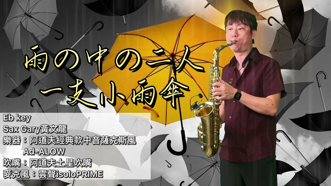 雨の中の二人 bE  (一支小雨傘)Gary黃文龍薩克斯風演奏教學