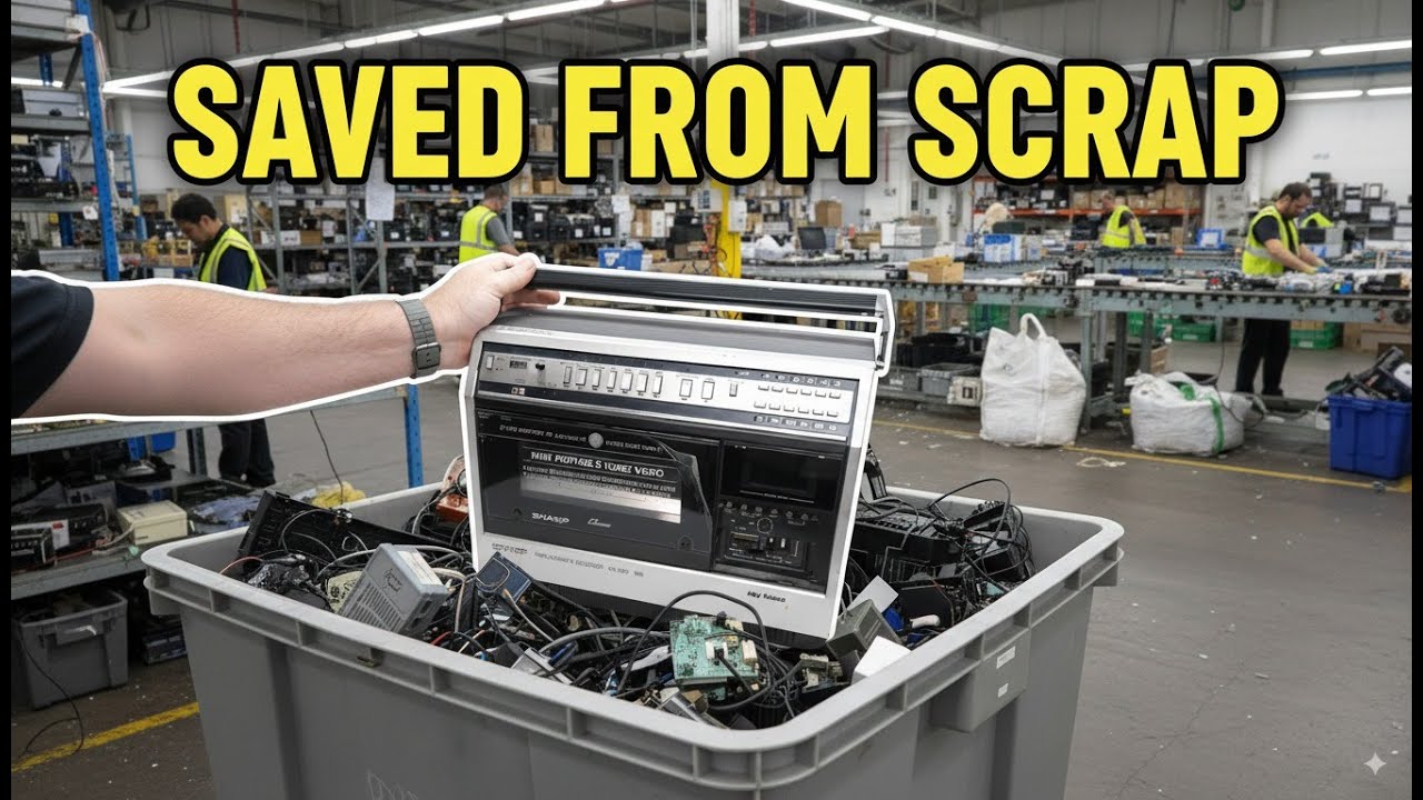 PS/2 Computer and VCR Boombox on E-Waste Wednesday (EWW)